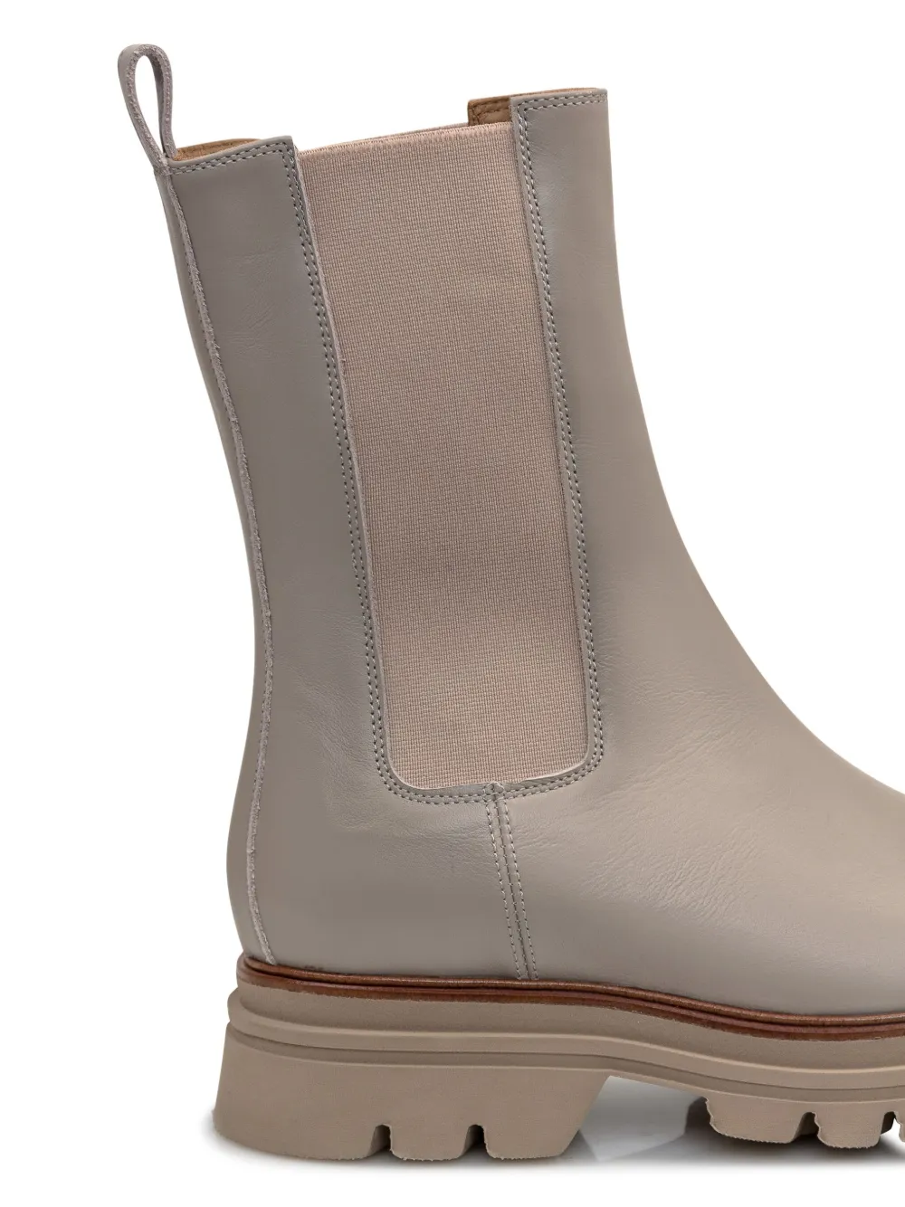 ENNEQUADRO leather ankle boots Neutrals