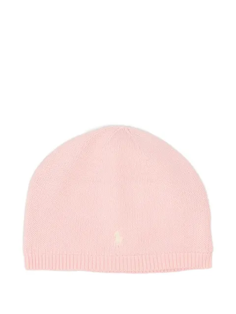 POLO RALPH LAUREN KIDS gorro con logo bordado