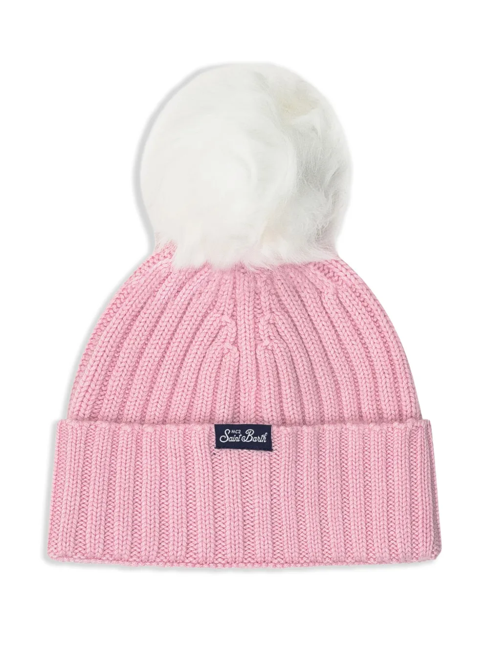 mc2saintbarthkids MC2 Saint Barth Kids Muts met logo - Roze