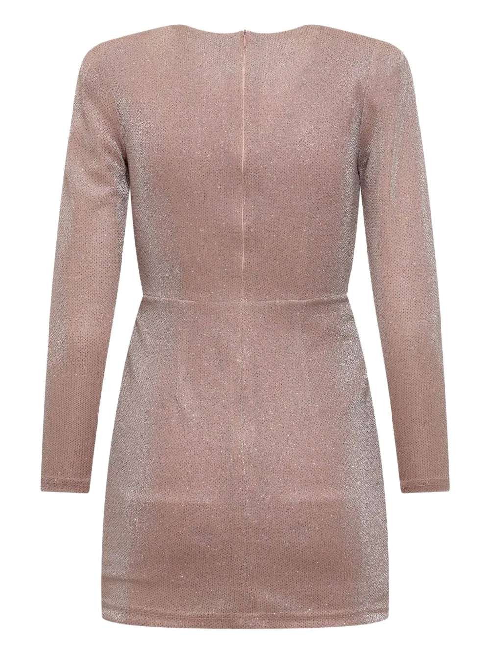 ACTUALEE Lurex mini-jurk - Roze