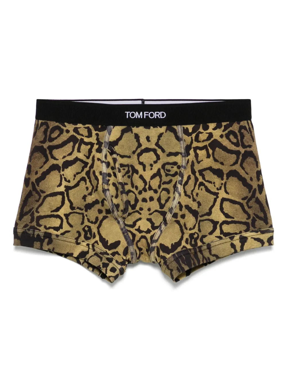 TOM FORD Boxershorts met pythonprint Geel