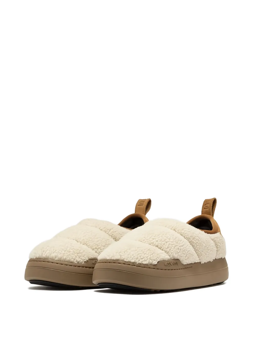 Moon Boot Park Puffer lammy sneakers Beige