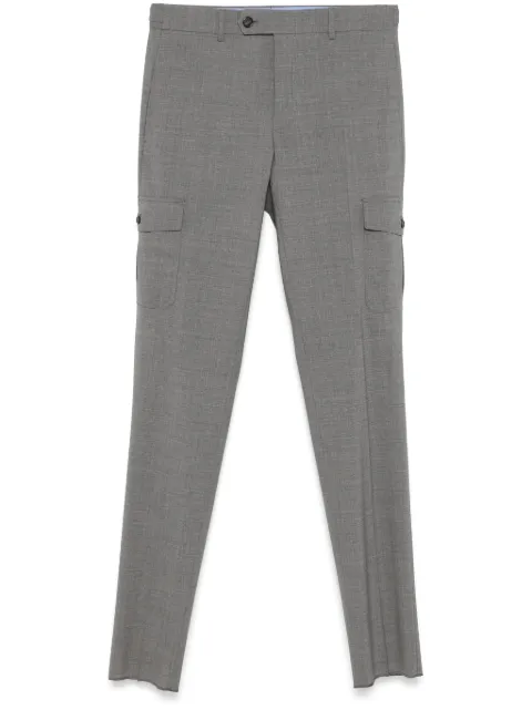 Incotex tapered cargo trousers