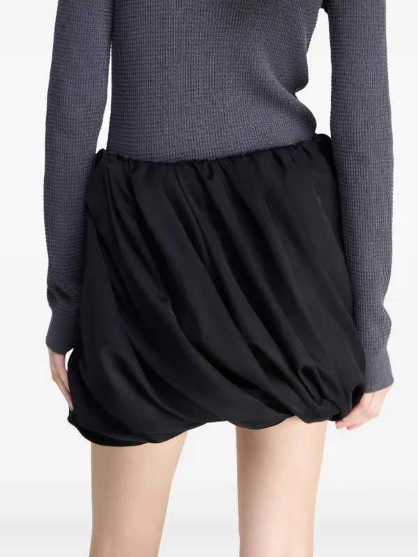 JW Anderson rolled-hem Mini Skirt | Black | FARFETCH JW Anderson rolled-hem Mini Skirt | Black | FARFETCH