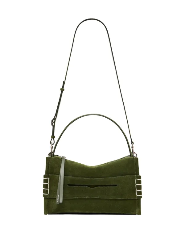 JW Anderson Medium Loafer Shoulder Bag | Green | FARFETCH