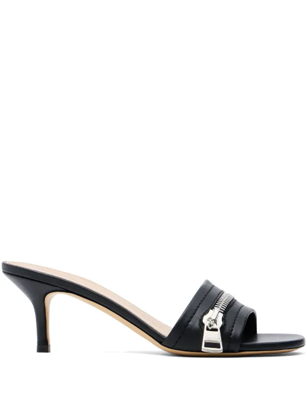 JW Anderson レザーサンダル | ブラック | FARFETCH JP