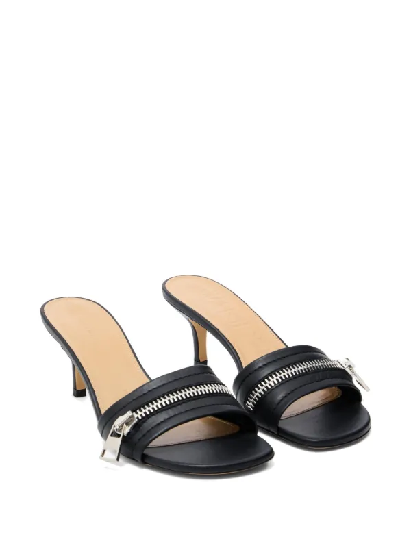 JW Anderson レザーサンダル | ブラック | FARFETCH JP
