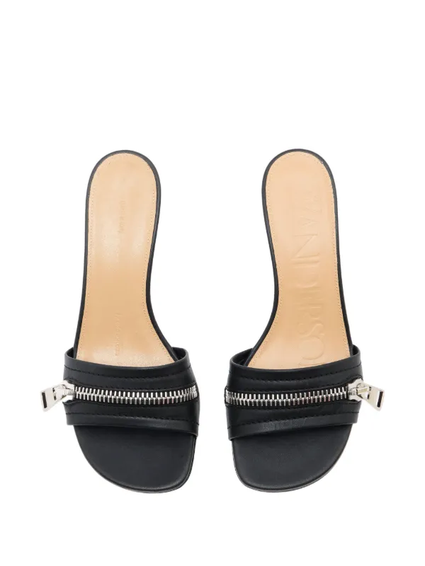 JW anderson レザーサンダル　黒　44 JW Anderson レザーサンダル | ブラック | FARFETCH JP