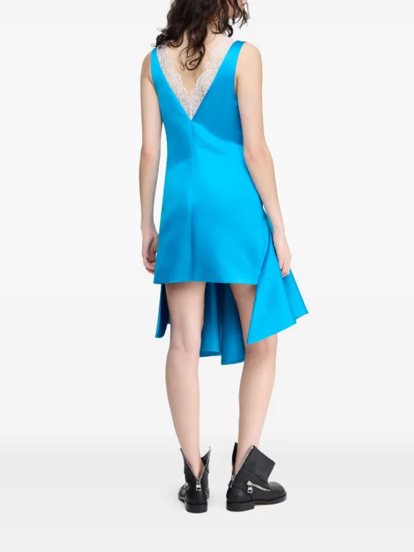 JW Anderson v-neck Dress | Blue | FARFETCH