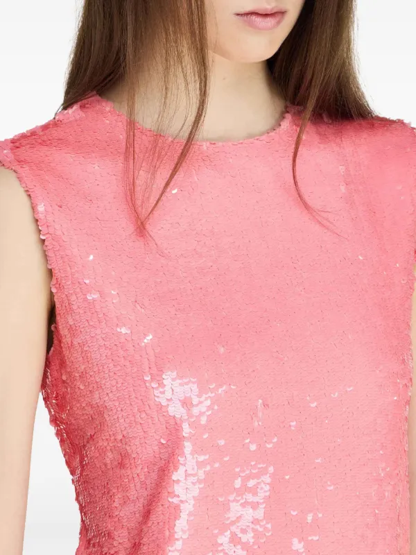 jw anderson pink dress JW Anderson - Pleated D-Ring Mini Dress - Pink