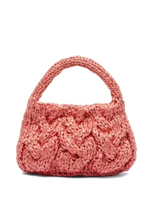 トートバッグ JW ANDERSON Ivory Crochet Clutch JW Anderson Yarn Crochet Tote Bag | Neiman Marcus