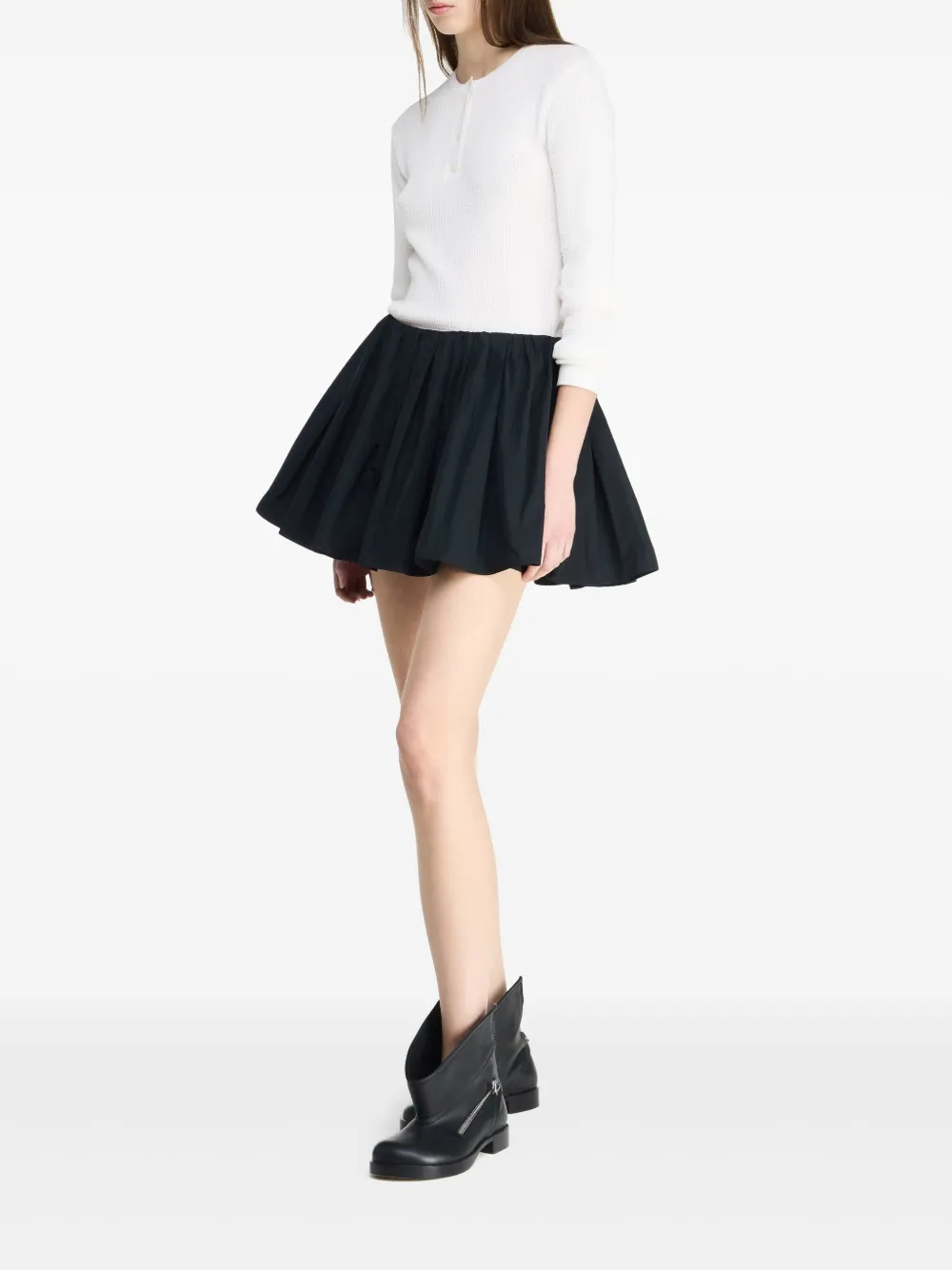 JW Anderson gathered circle skort - Zwart