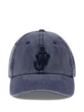 JW Anderson logo-embroidered cotton baseball cap - Blue