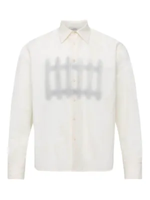 MM6 Maison Margiela アシンメトリー シャツ | ニュートラル | FARFETCH JP