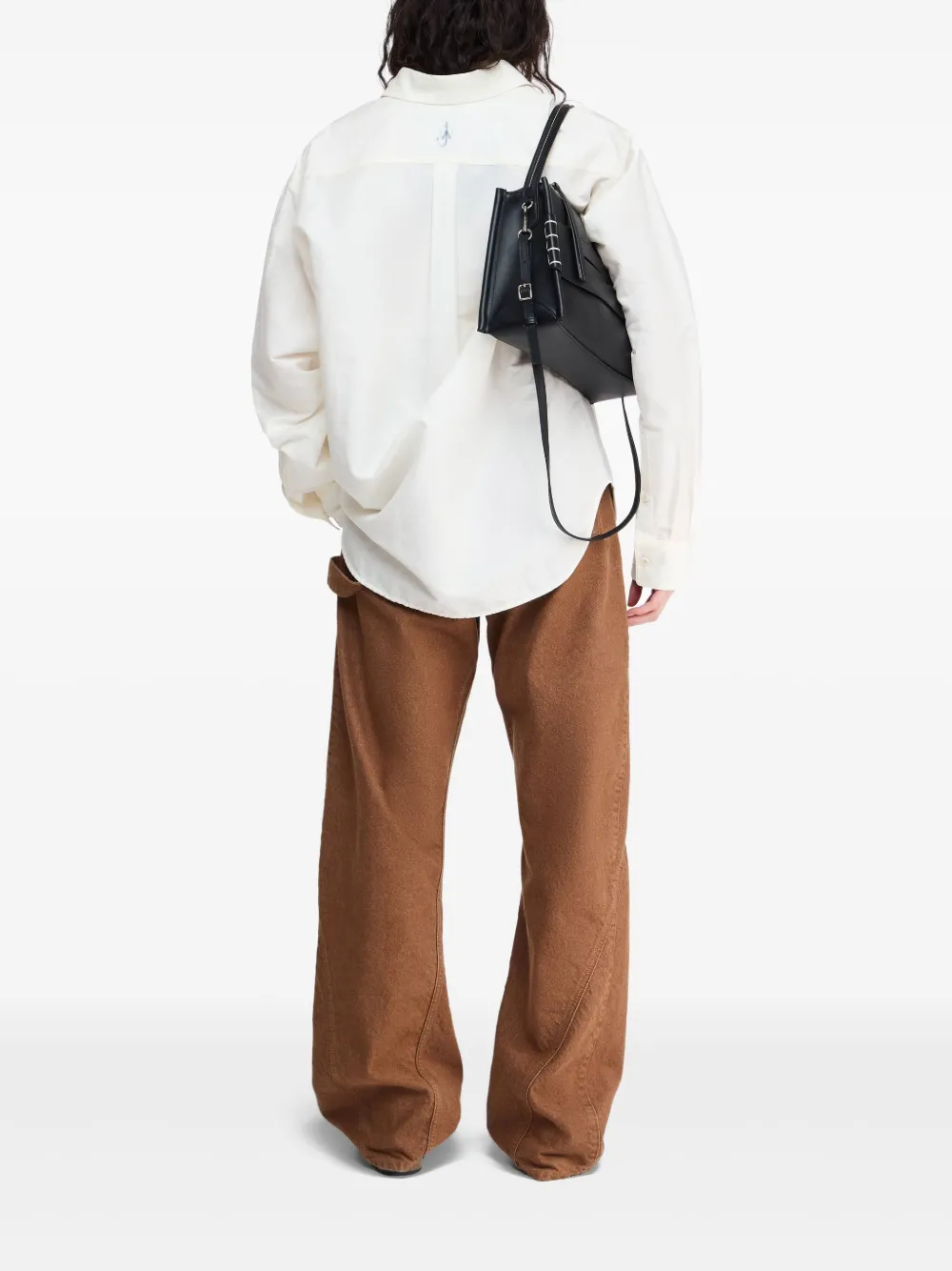 JW Anderson Shirt met print Beige