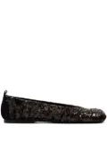JW Anderson sequinned ballerina flats - Black