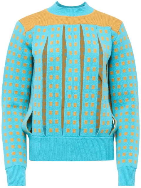 JW Anderson jacquard slit sweater