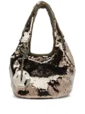 JW Anderson mini sequinned tote bag - Silver