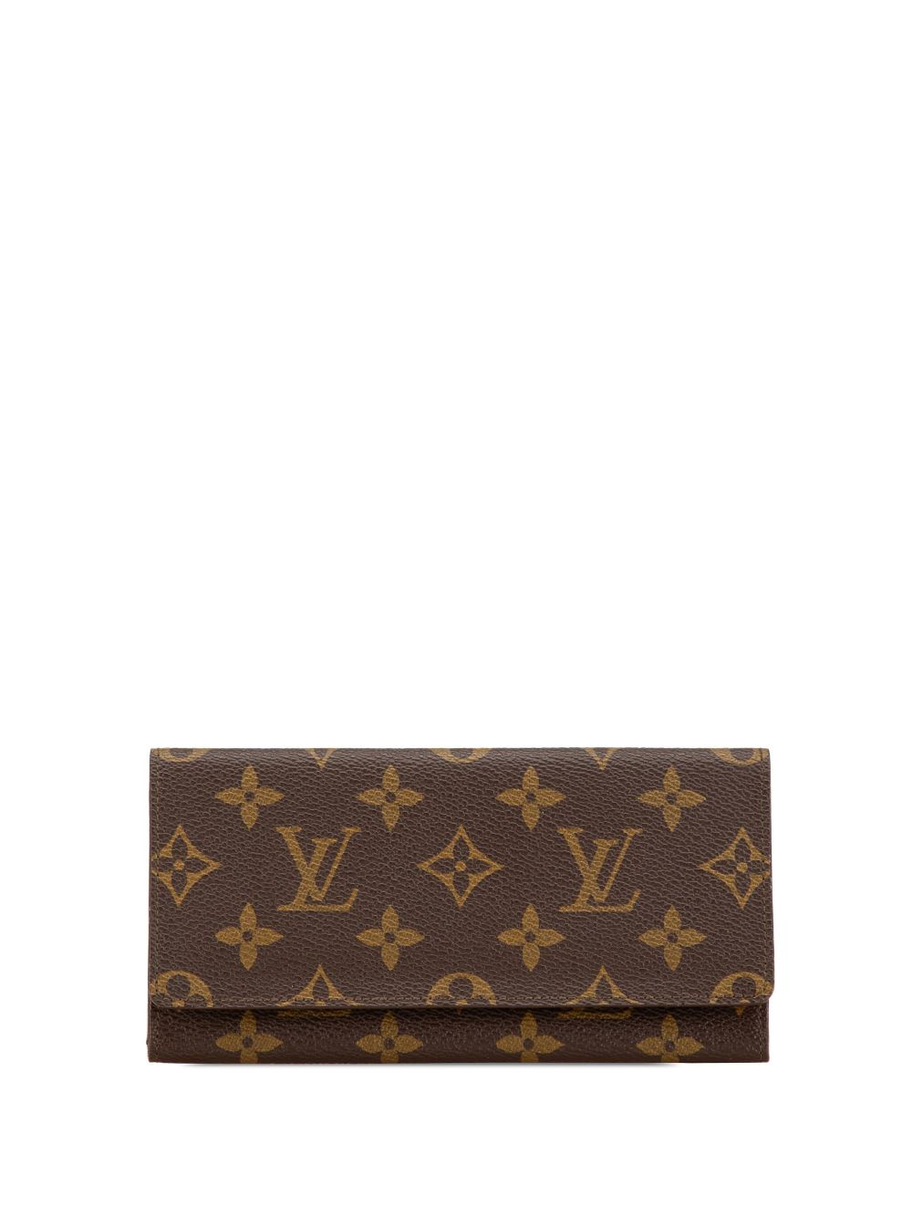 Louis Vuitton Pre-Owned 1992 Monogram Porte Yen 3 Cartes Wallet long wallets - Brown