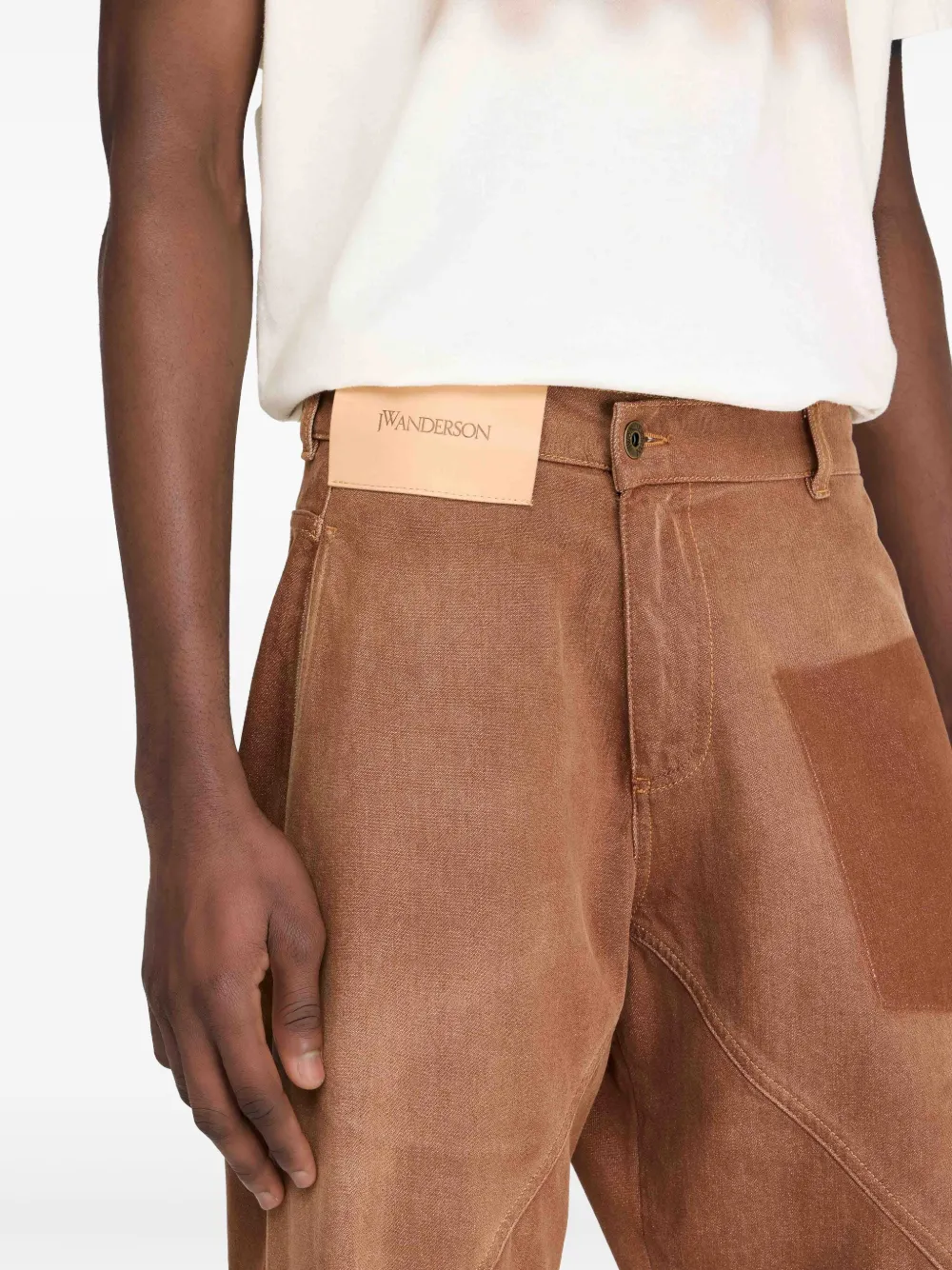 JW Anderson Twisted Workwear jeans Bruin