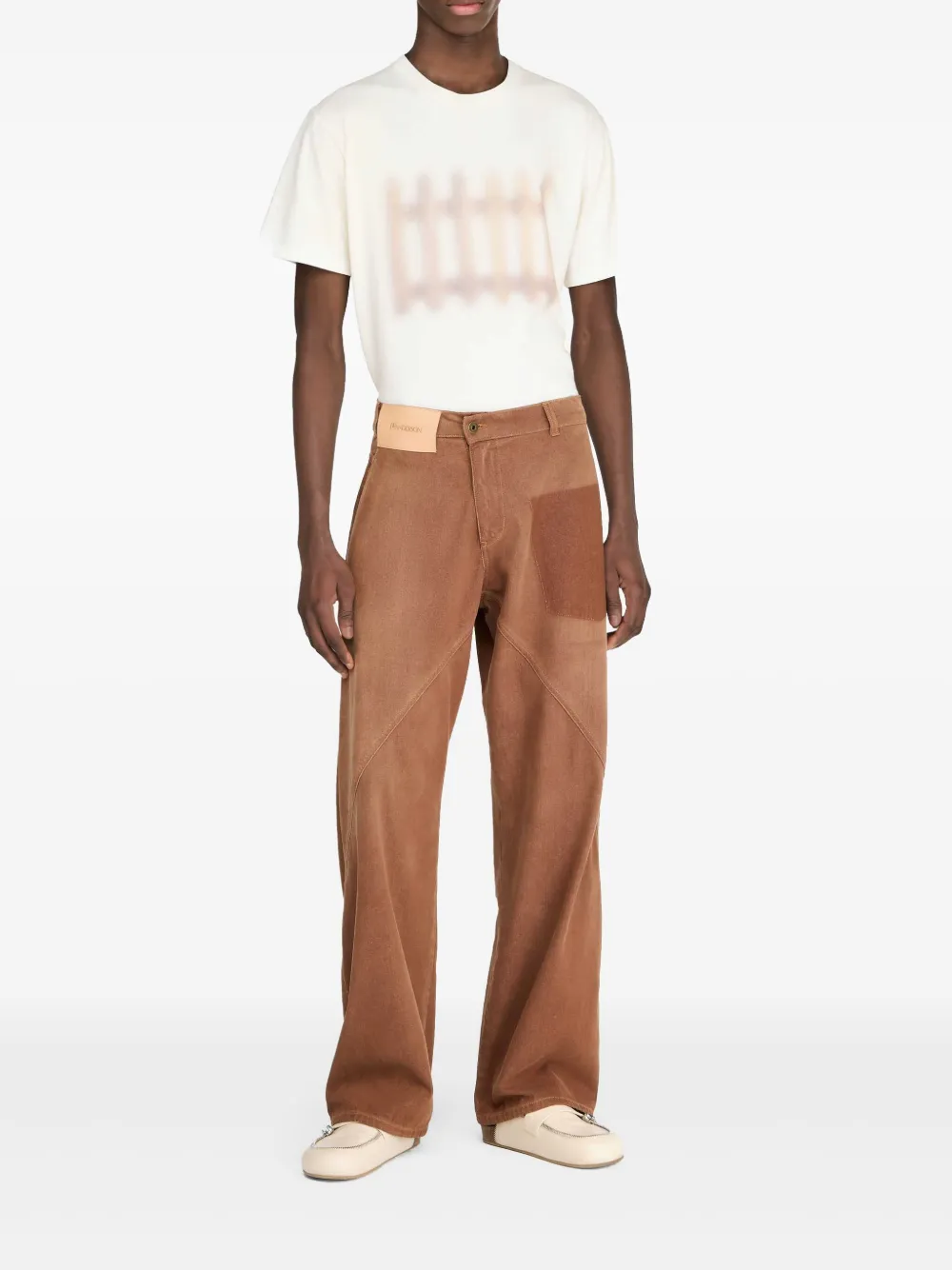jwanderson JW Anderson Twisted Workwear jeans - Bruin