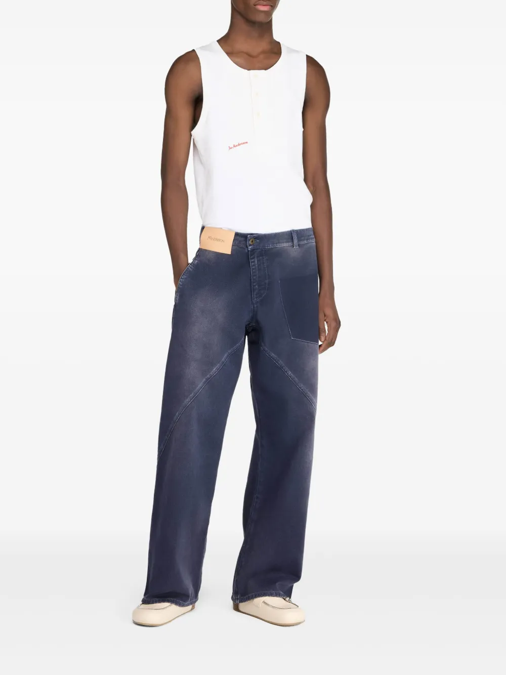 JW Anderson Twisted Workwear jeans - Blauw