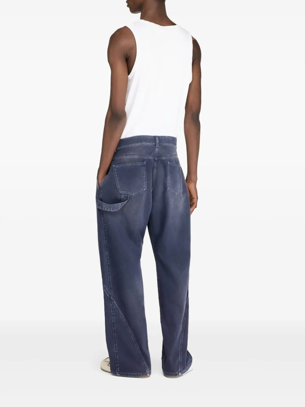 JW Anderson Twisted Workwear jeans Blauw