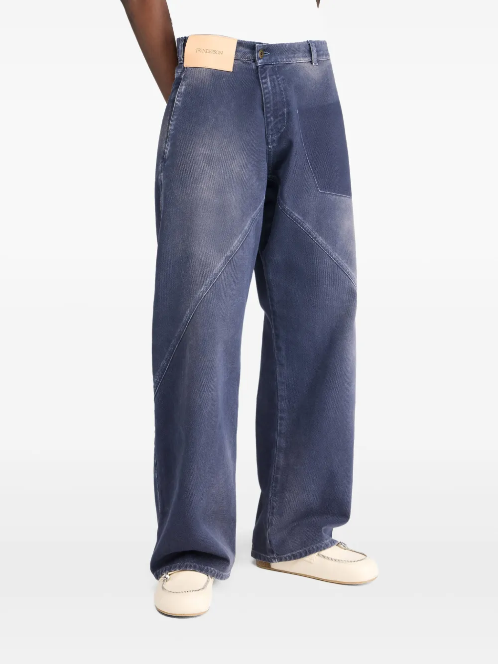 JW Anderson Twisted Workwear jeans Blauw