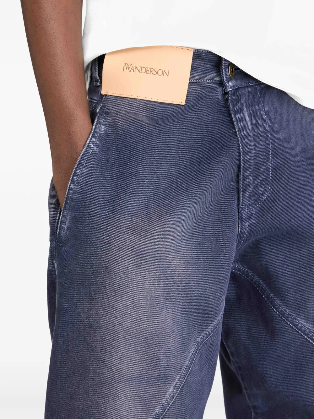 TWISTED WORKWEAR DENIM JEANS in blue | JW Anderson US