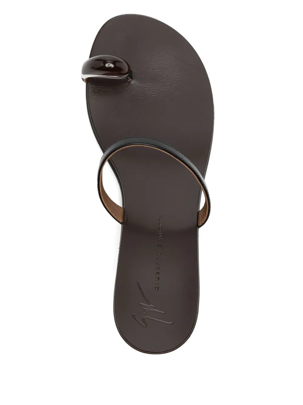 Giuseppe Zanotti slip-on style sandals Brown