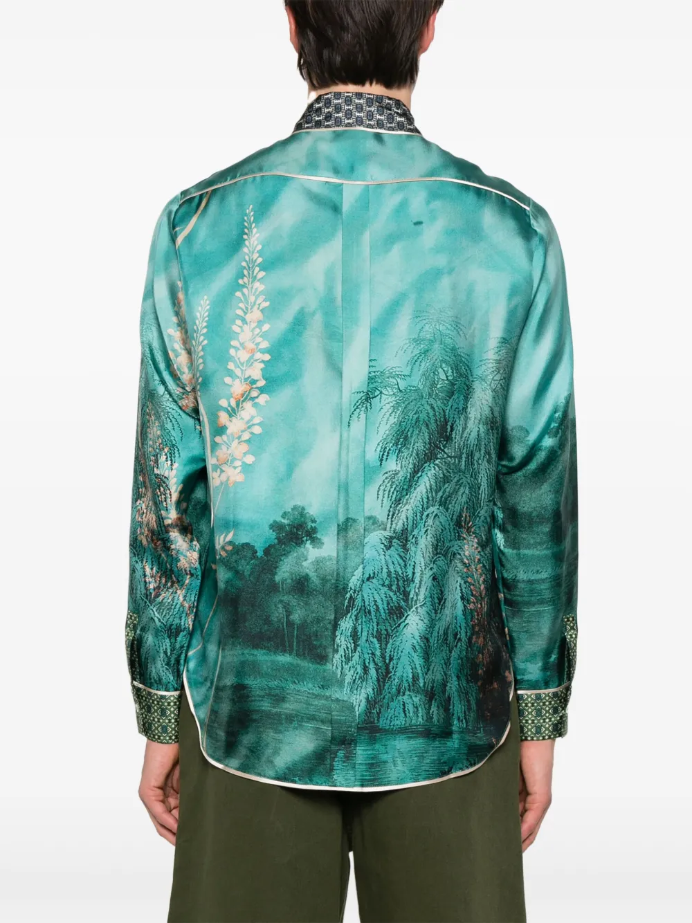 Pierre-Louis Mascia Aloe overhemd Blauw