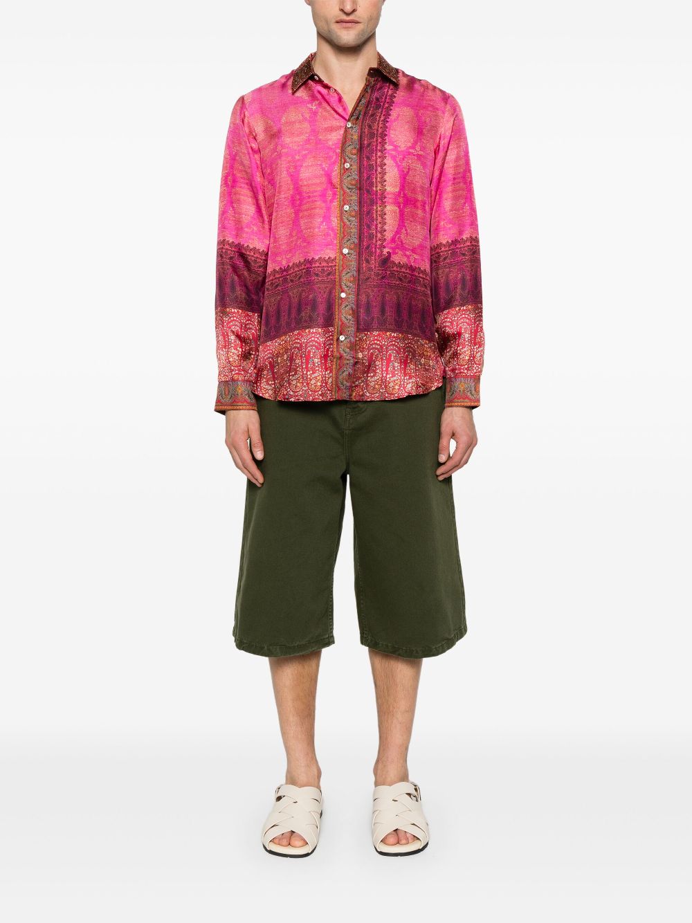 Pierre-Louis Mascia silk shirt - Roze