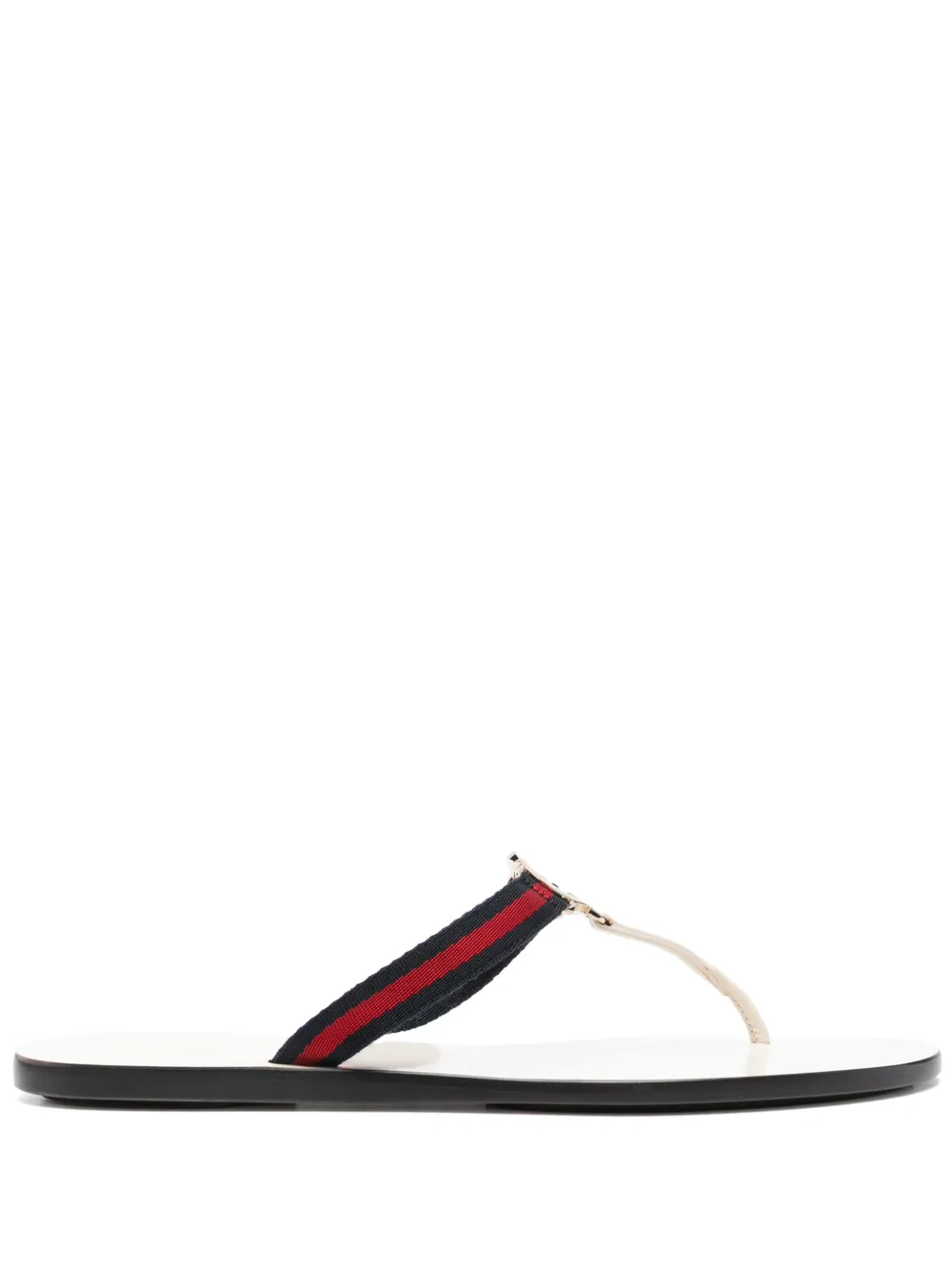 Gucci Teenslippers met GG-logo Wit