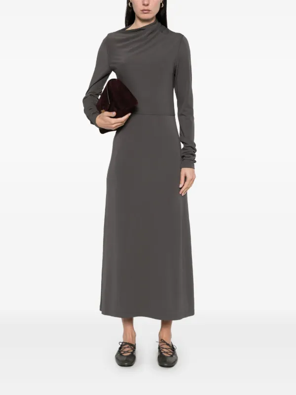 toteme grey dress Cable knit dress