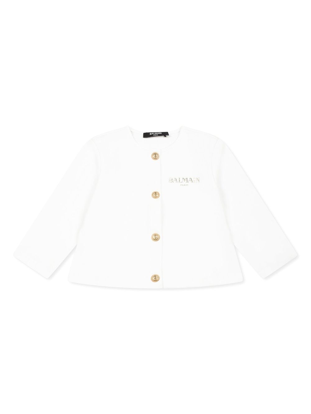 Balmain Kids cotton cardigan - White