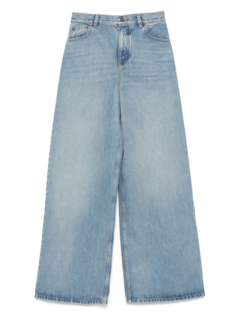 Chloé logo-patch jeans