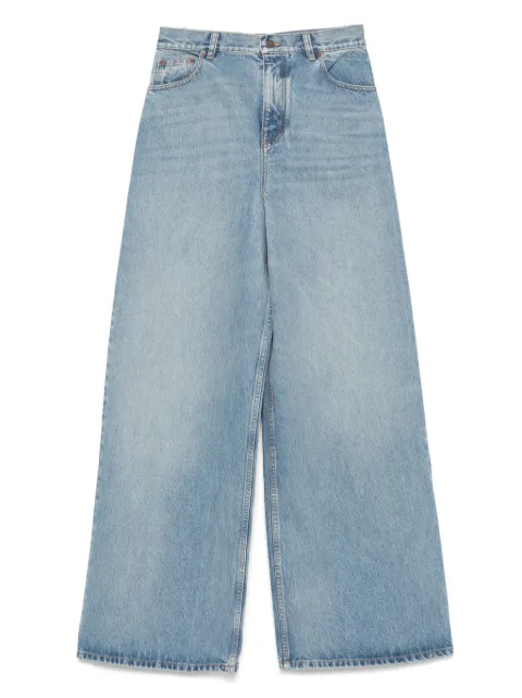 Chloé jean à patch logo