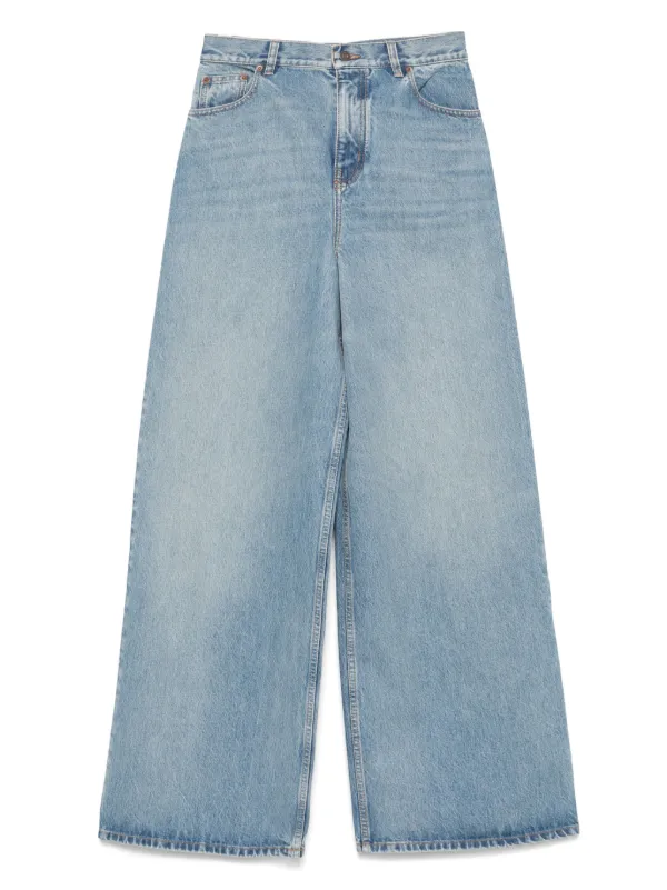 Chloé logo-patch Jeans | Blue | FARFETCH