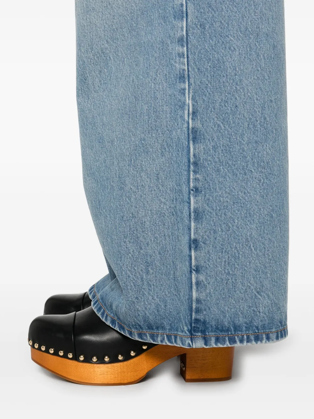 Chloé Jeans met logopatch Blauw