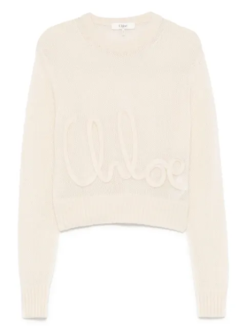 Chloé tröja med logotyp