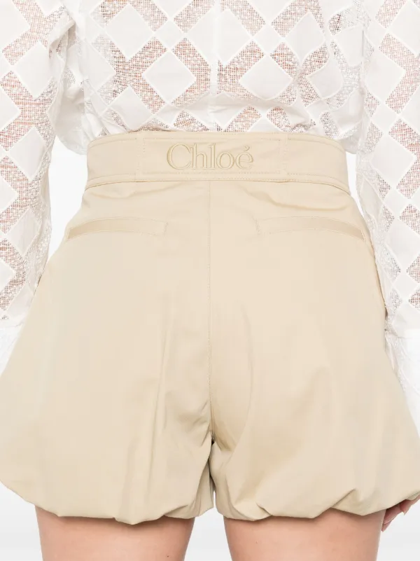 ボトムスその他 CHLOE Balloon shorts Chloé Mini Balloon Shorts In Cotton Gabardine | Chloé US