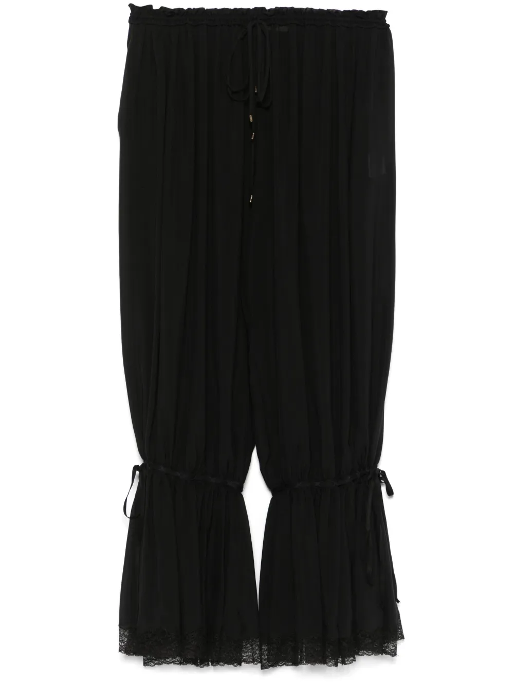 Chloé cinched cropped trousers