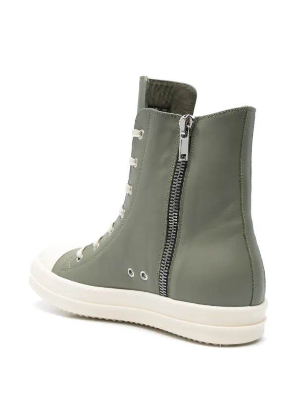 【関税込み】Rick Owens グリーン Hollywood Vintage スニーカー 関税込【RICK OWENS】グリーン Hollywood Vintage スニーカー