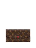 Louis Vuitton Pre-Owned 2012 Monogram Emilie Wallet long wallets - Brown