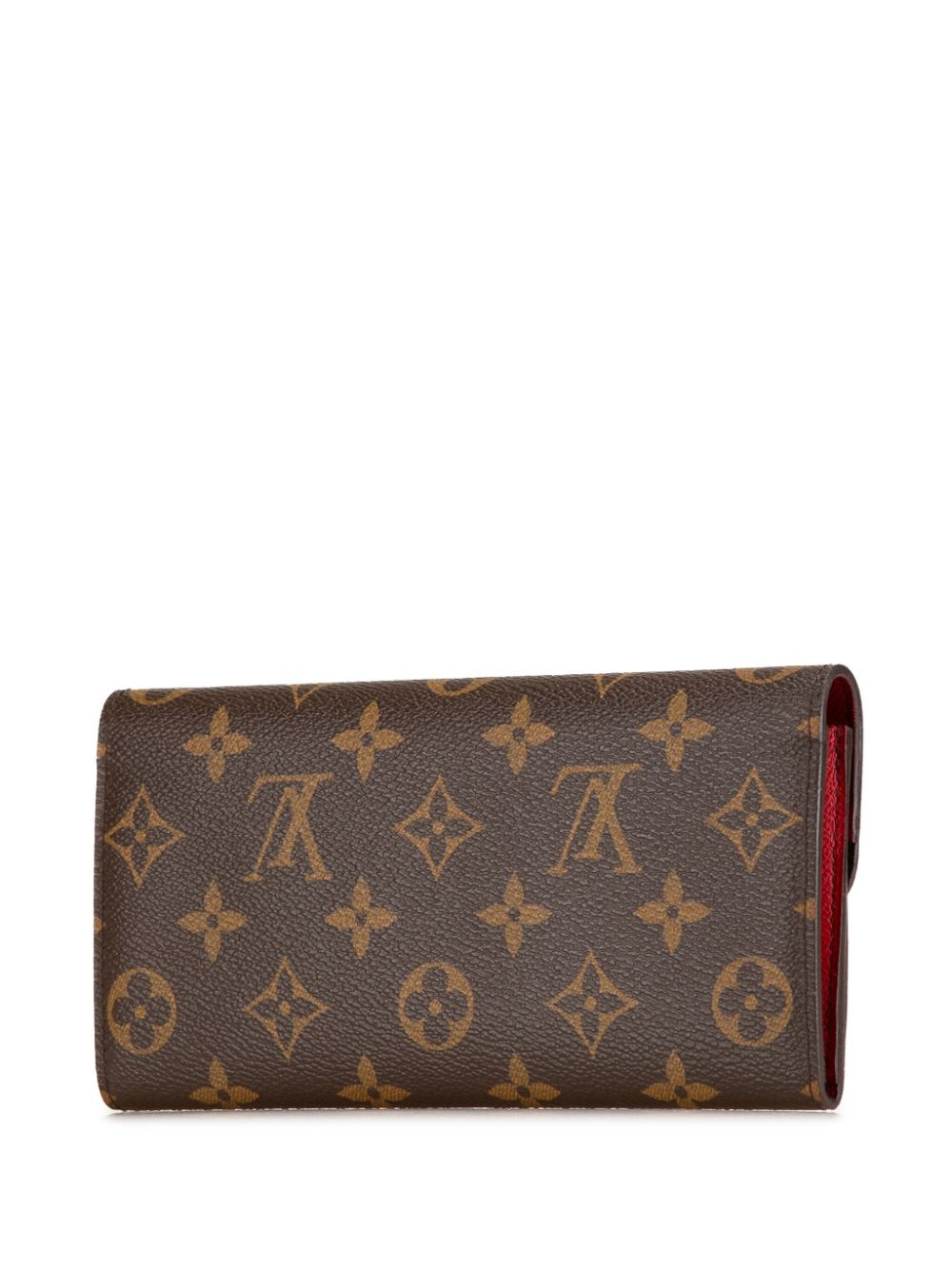 Louis Vuitton Pre-Owned 2012 Monogram Emilie Wallet lange portemonnee - Bruin