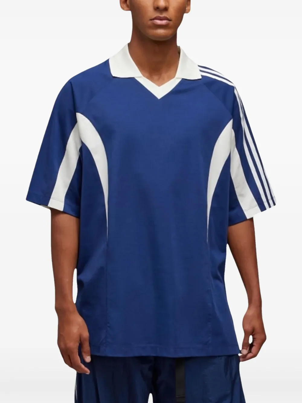 Y-3 x adidas Cut Line polo shirt - Blauw