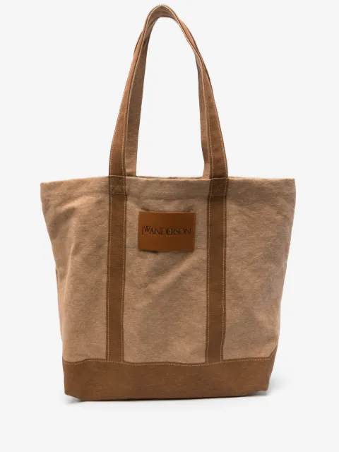 JW Anderson logo-appliqué tote bag 