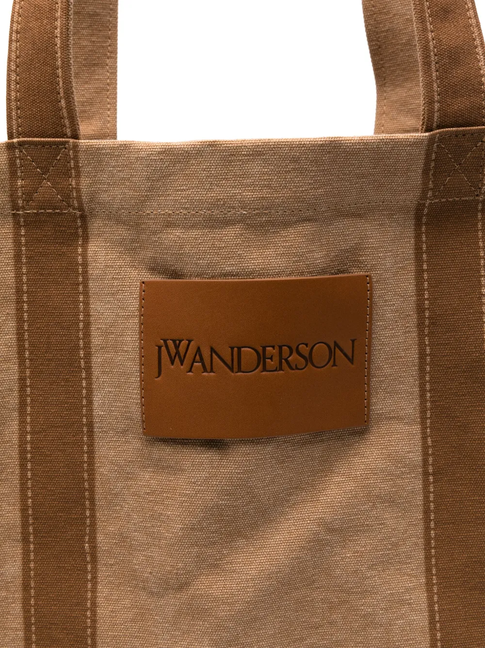 JW Anderson Pocket shopper met logopatch Bruin