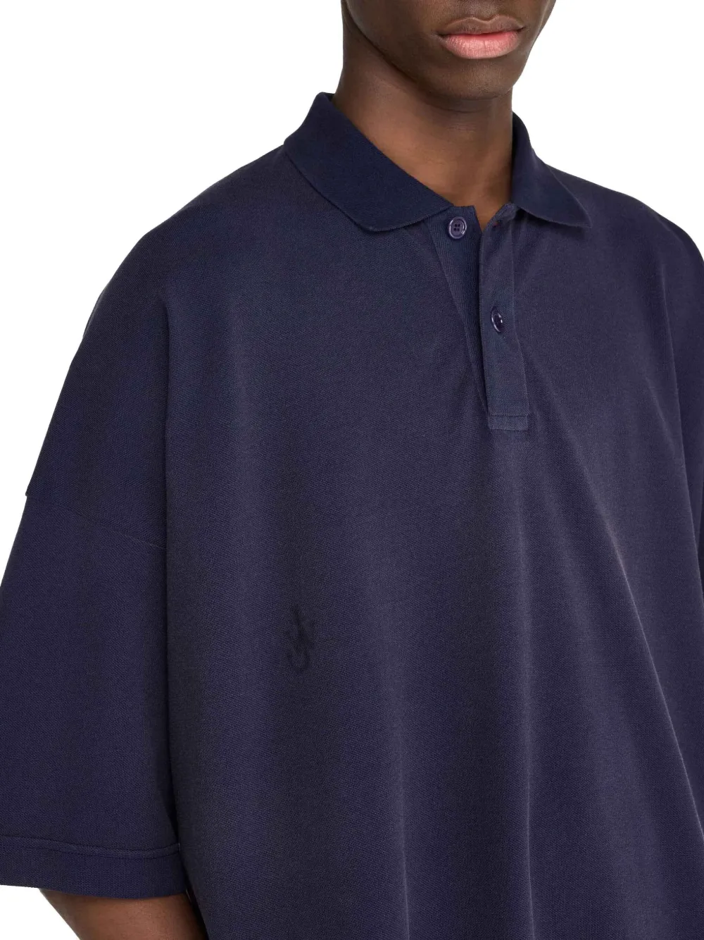 JW ANDERSON ANCHOR-PRINT POLO SHIRT