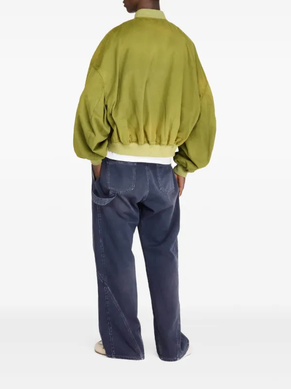 JW Anderson Cotton Bomber Jacket | Green | FARFETCH JW Anderson Cotton Bomber Jacket | Green | FARFETCH